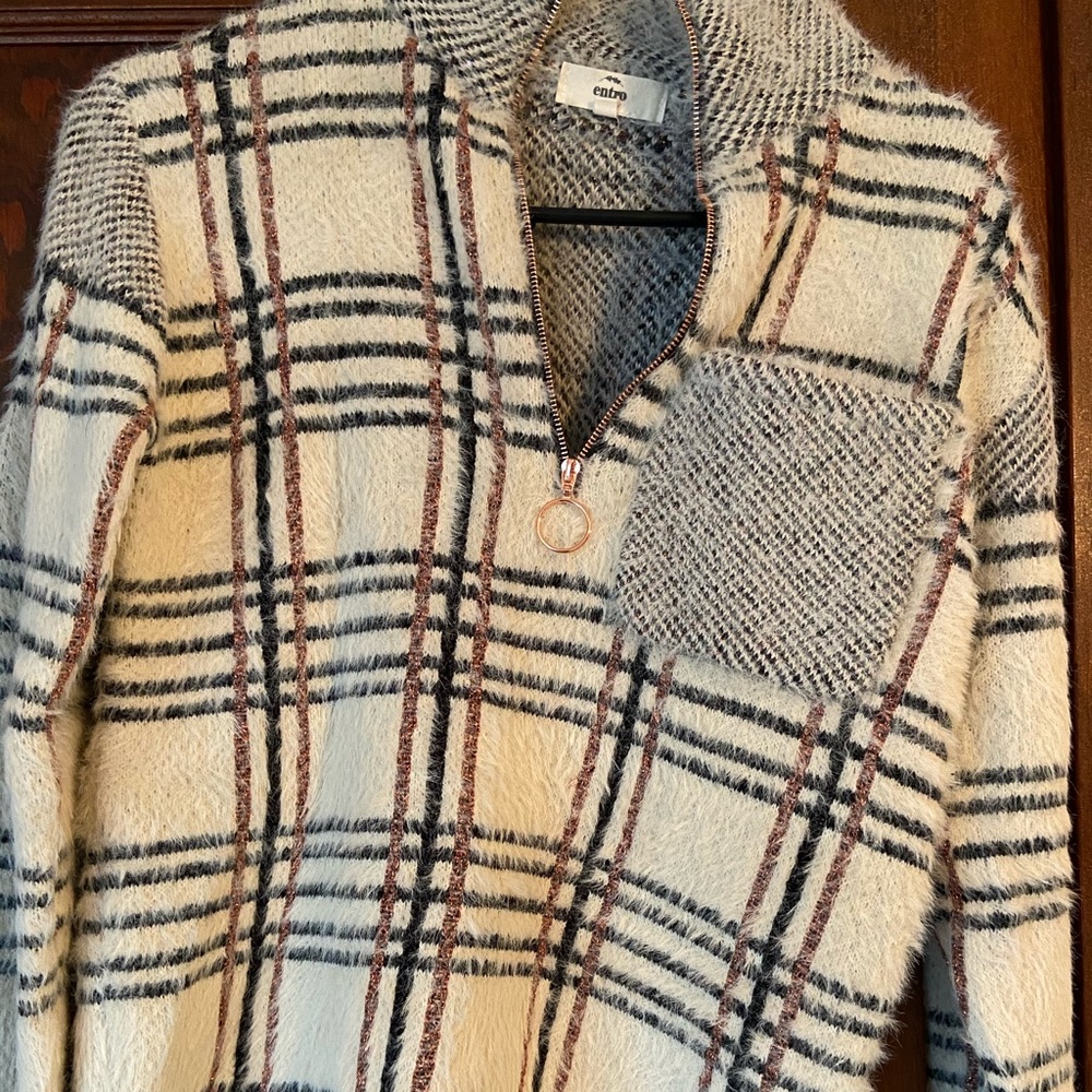 Super warm quarter zip sweater